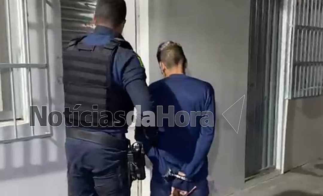 Força Tática captura foragido por tráfico de drogas no bairro Eldorado, em Rio Branco