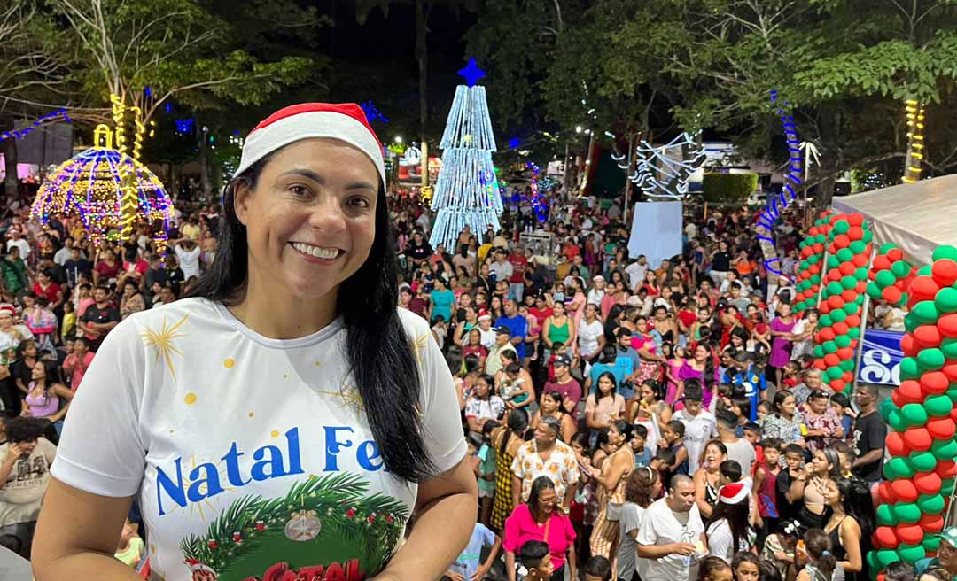 Prefeita Rosana Gomes realiza o Natal Feliz no Quinari