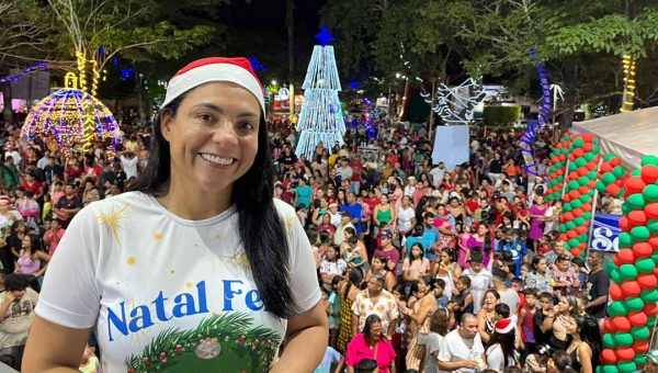 Prefeita Rosana Gomes realiza o Natal Feliz no Quinari