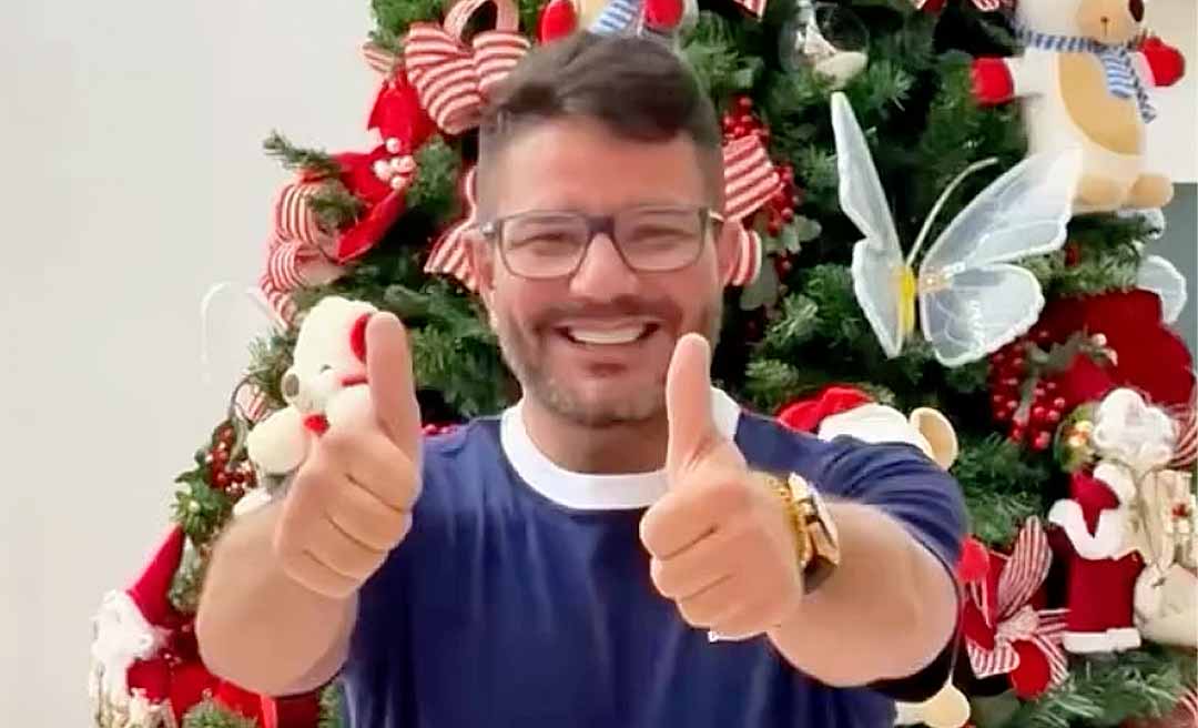 Passando o Natal com a família em Manaus, Gladson grava vídeo desejando boas festas “a quem ajuda a diminuir as diferenças”