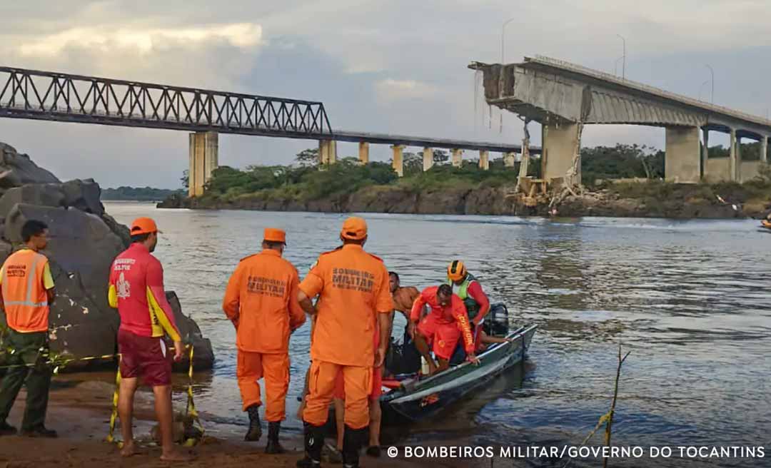 Chega a seis número de corpos resgatados de queda de ponte no Maranhão