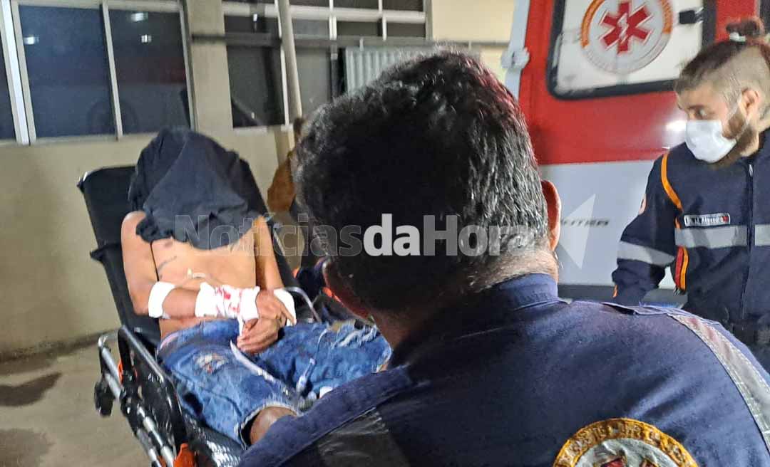 Em Rio Branco, jovem é esfaqueado em tentativa de homicídio motivada por ciúmes