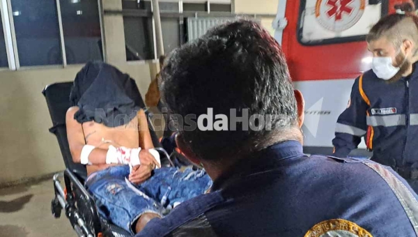 Em Rio Branco, jovem é esfaqueado em tentativa de homicídio motivada por ciúmes