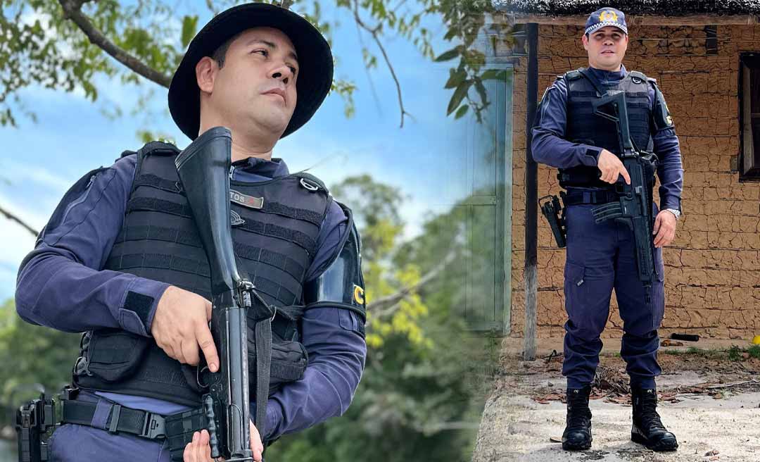 Conheça o capitão Santos, novo comandante da Polícia Militar, em Boca do Acre