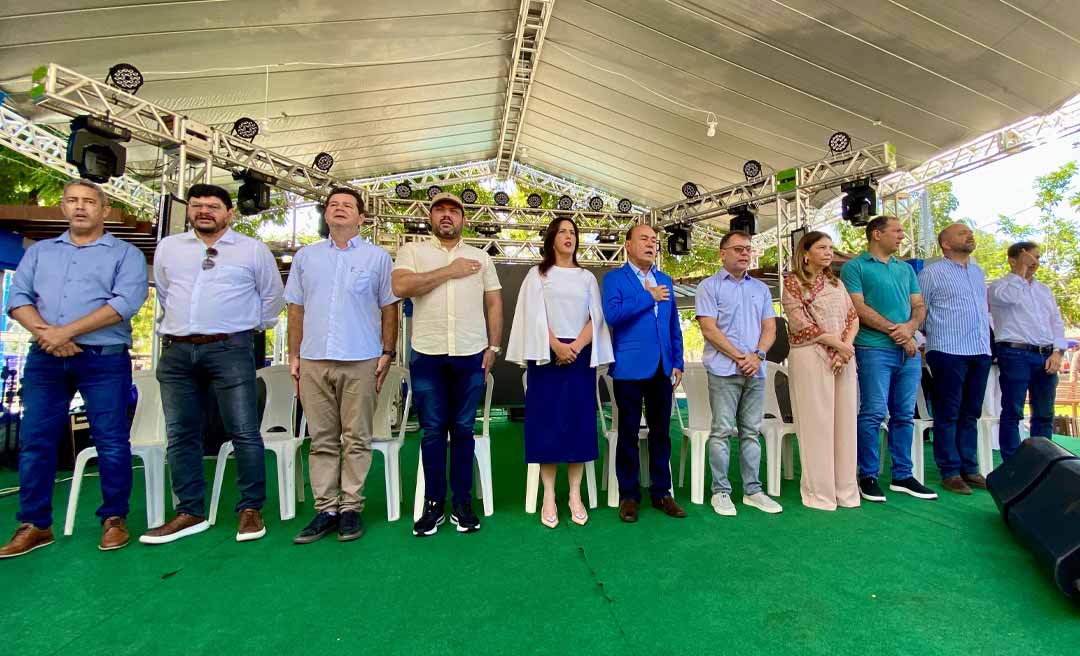 Rio Branco celebra 142 anos com solenidade na Praça da Revolução; “Celebramos não só a história, mas o futuro que estamos construindo juntos”