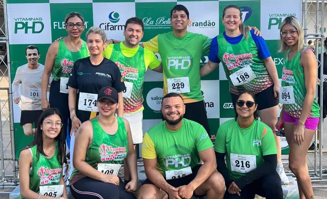 PHD destaca suplementação esportiva na 1ª Corrida das Drogarias Ultra Araújo