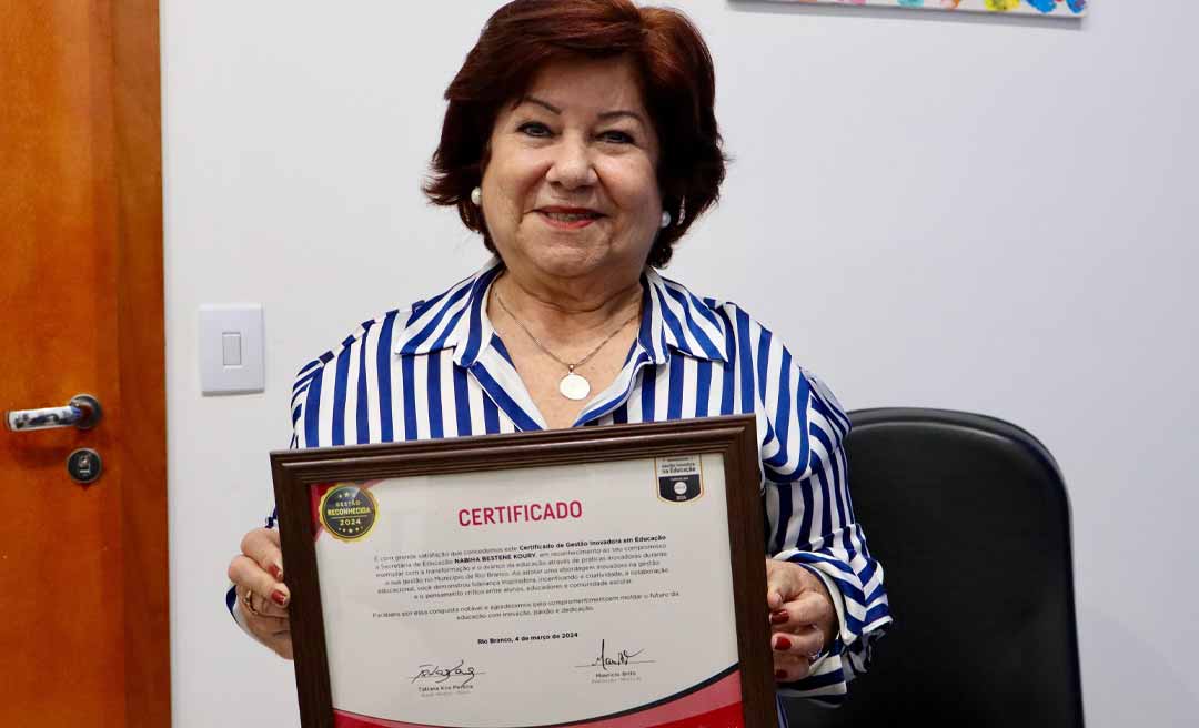 Mesmo tendo uma gestão marcada por avanços e reconhecimento nacional, Nabiha Bestene deixa Educação de Rio Branco