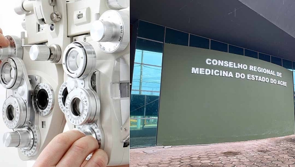 CRM-AC entra com ação contra optometrista por exercício ilegal da medicina em Rio Branco e Sena Madureira