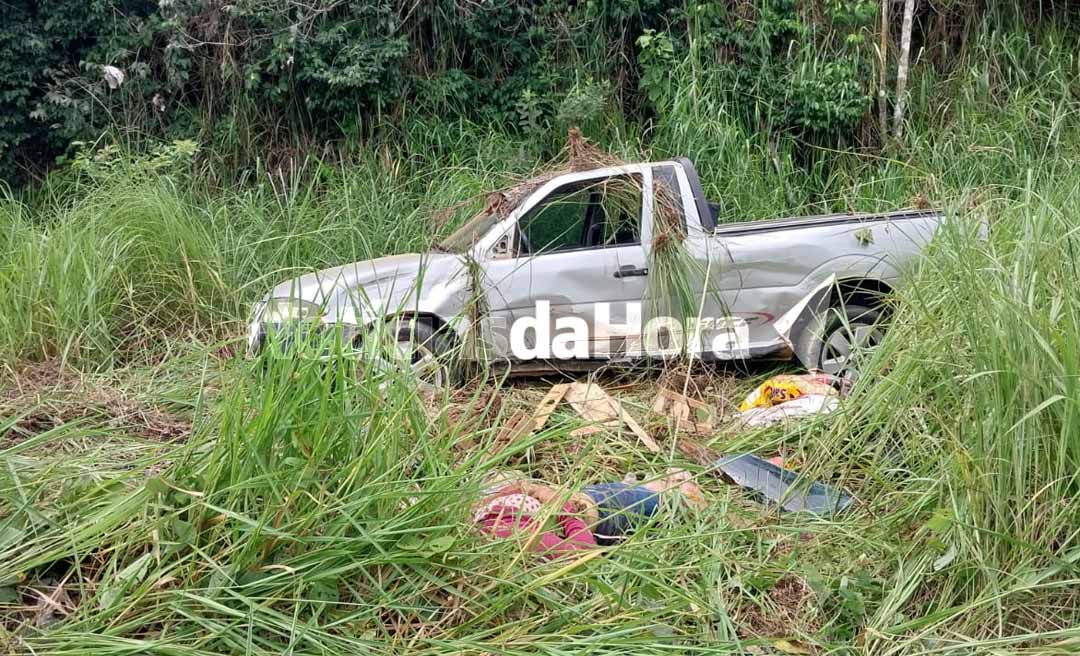TRAGÉDIA NA BR-317: Mulher morre em colisão entre picape e carreta na Estrada do Pacífico