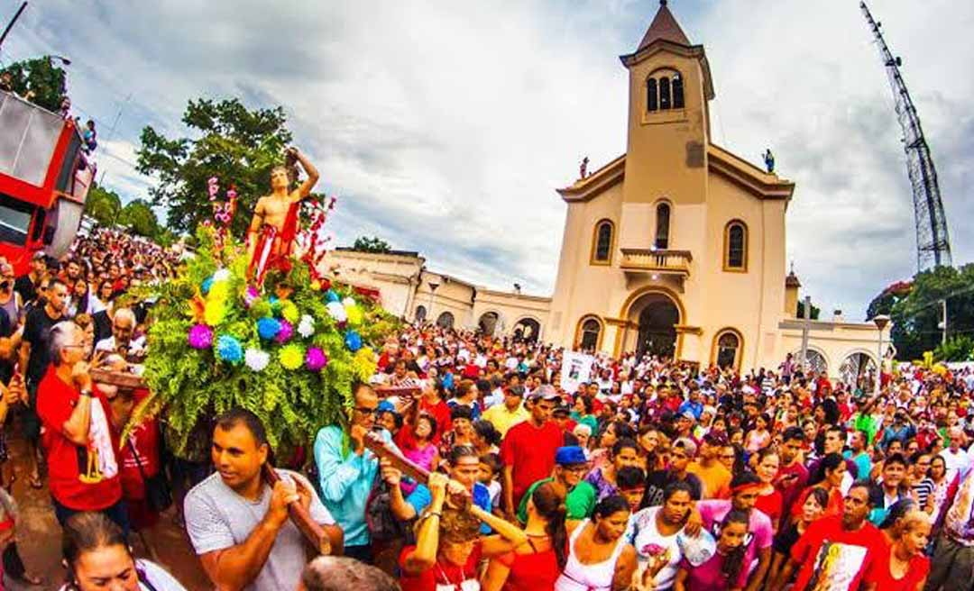 Procissão de São Sebastião: evento religioso deve reunir mais de 20 mil fiéis em Xapuri nesta segunda-feira, 20