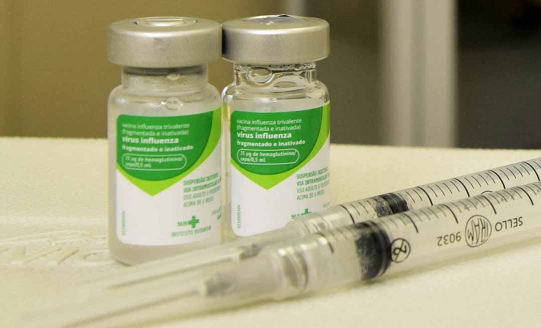 Vacinação contra gripe: população acreana tem até 31 de janeiro para se imunizar