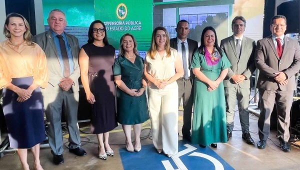 Vice-governadora Mailza Assis participa da inauguração da nova sede da Defensoria Pública em Plácido de Castro e parabeniza convocação de novos defensores
