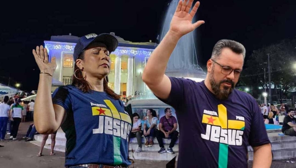 Em guerra fria e santa pelo Palácio, Alan e Mailza celebram o Dia do Evangélico nas redes