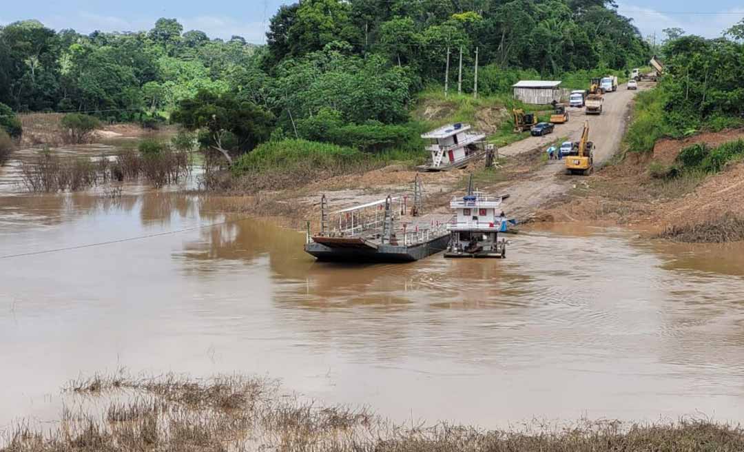 Balsa do Deracre que vai ajudar na travessia do Rio Caeté deve estar disponível em 15 dias: ‘ajustes logísticos’