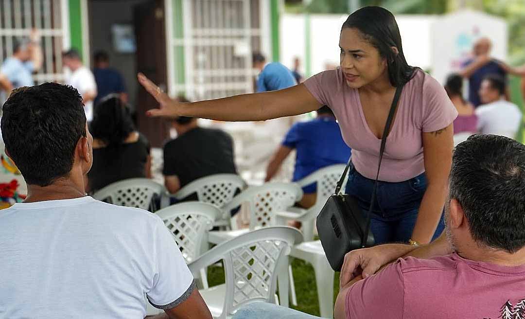 Uma mulher na Umamrb: Thamirys Pinheiro, líder do movimento comunitário em Rio Branco, disputa presidência da entidade