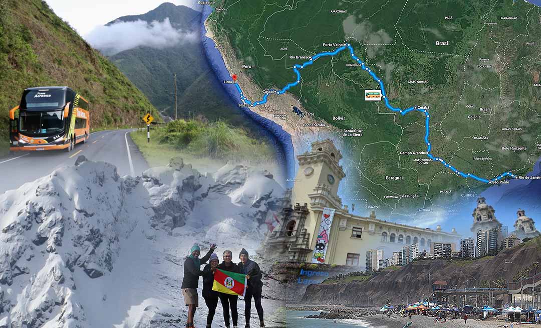 NH embarca de Rio Branco a Lima - PE com a Trans Acreana: viagem durou quase seis dias saindo do Rio de Janeiro