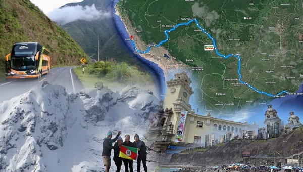 NH embarca de Rio Branco a Lima - PE com a Trans Acreana: viagem durou quase seis dias saindo do Rio de Janeiro