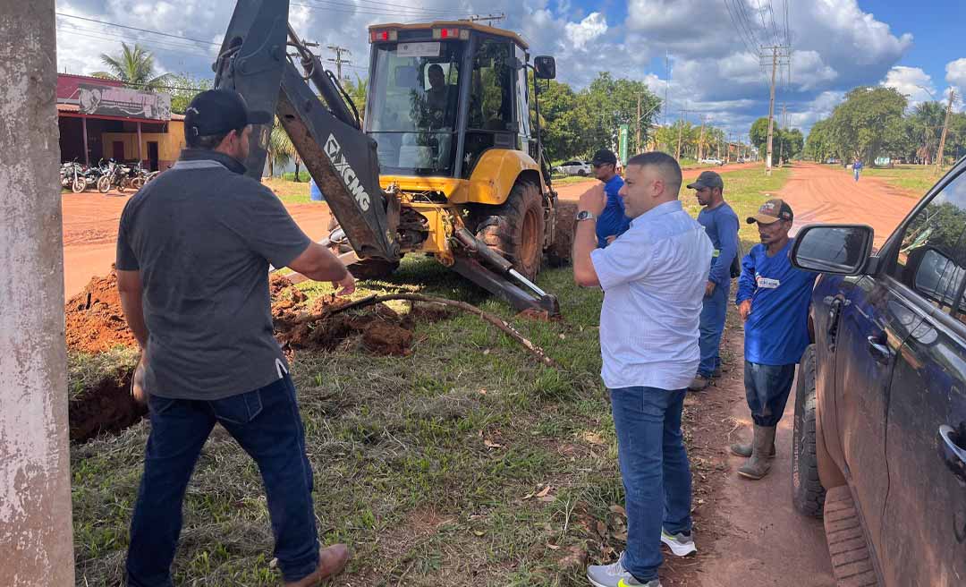 Prefeito em exercício de Boca do Acre acompanha reparos realizados pela Secretaria de Obras