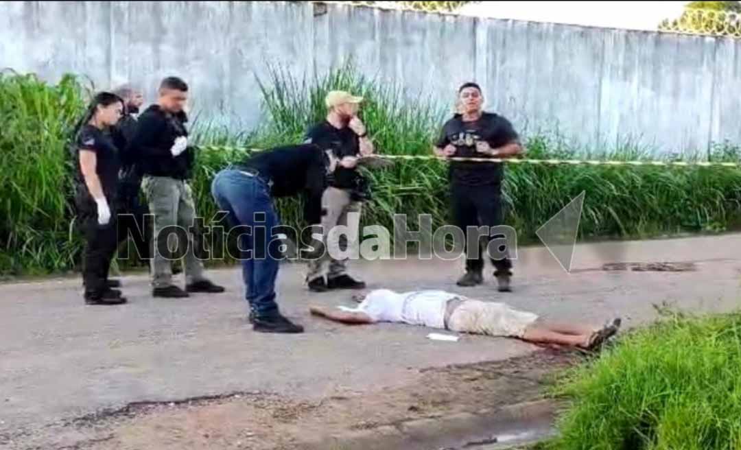 Homem é assassinato no bairro Rui Lino; vítima é atingida por sete tiros, três na cabeça