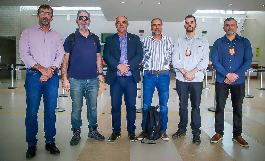 Com sobrevoos estratégicos na fronteira Brasil-Peru, secretário nacional de Segurança Pública cumpre agenda no Acre com visita a Cruzeiro do Sul