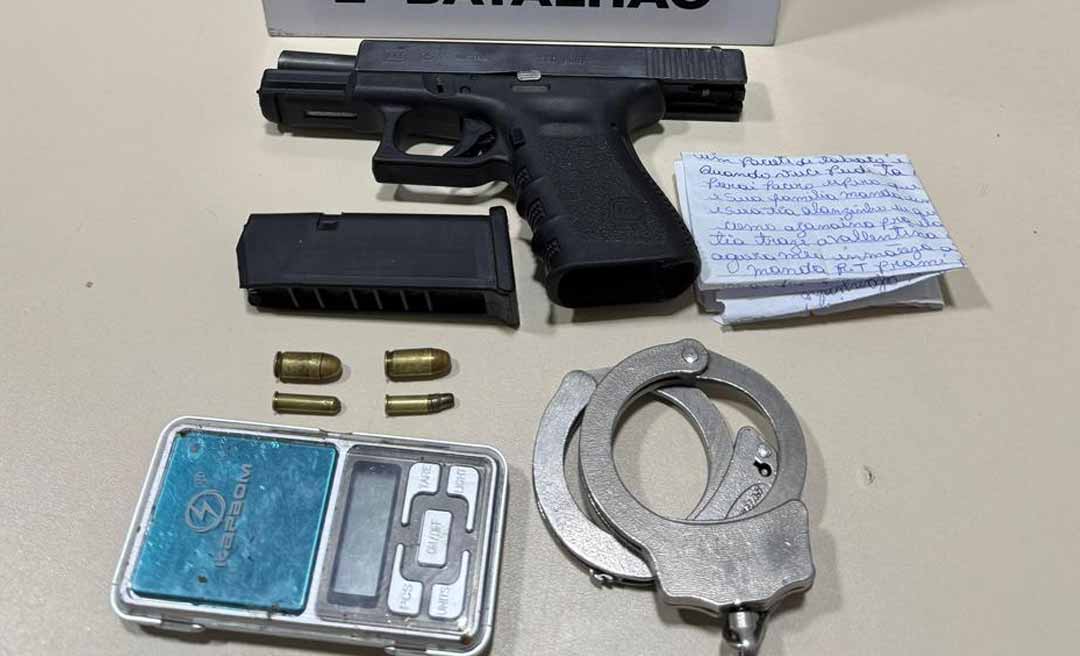 Dupla é presa pela Polícia Militar por porte ilegal de arma de fogo e ameaça na Cidade do Povo