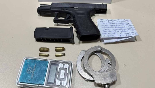 Dupla é presa pela Polícia Militar por porte ilegal de arma de fogo e ameaça na Cidade do Povo