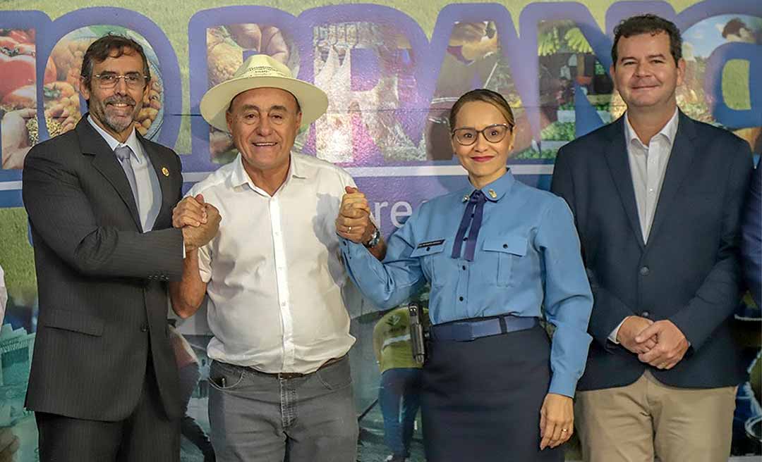 Prefeito Tião Bocalom assina convênio com a PMAC e investe R$ 7,2 milhões em segurança pública de Rio Branco