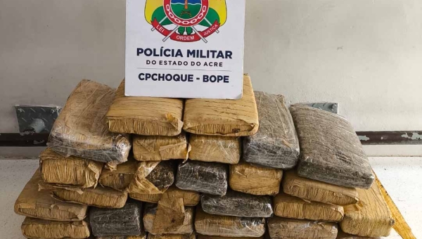 Militares do Bope apreendem quase 30 quilos de entorpecentes no Panorama