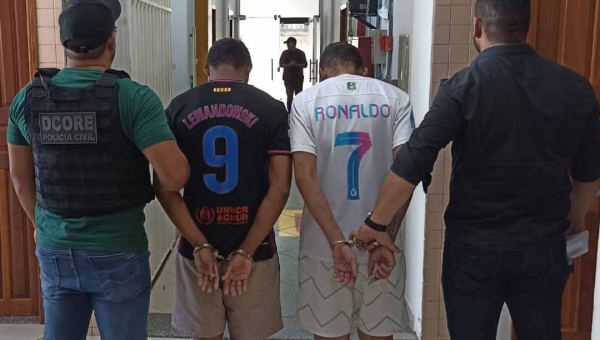 Polícia Civil prende dupla que roubou R$ 30 mil de idosos no bairro Tropical