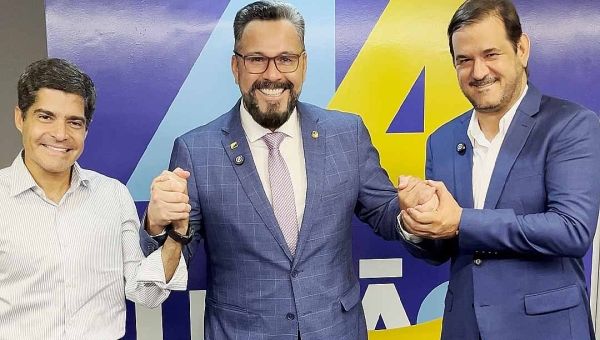 Alan Rick, Antônio de Rueda e ACM Neto anunciam seminário da Fundação Índigo no Acre