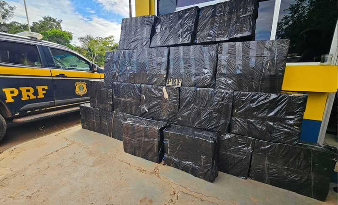 Produtos contrabandeados da Bolívia são apreendidos na BR-364, em Rio Branco