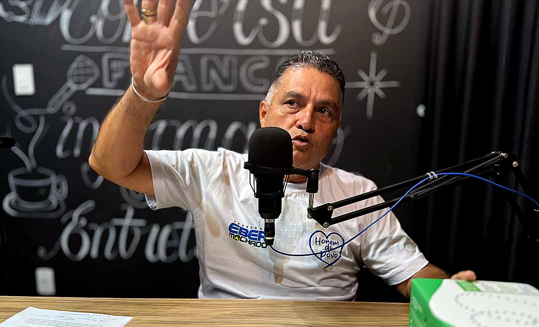 "Choveu no roçado", diz Eber Machado sobre influência de Bocalom sobre vereadores na Câmara de Rio Branco