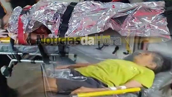 Cheio da cocaína, neto enfurecido ataca avó a pauladas e quase mata a mãe com golpes de terçado