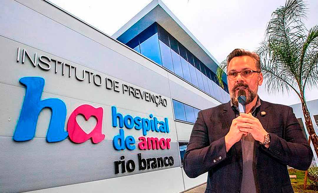 Alan Rick contribui com ampliação dos serviços do Hospital de Amor no Acre