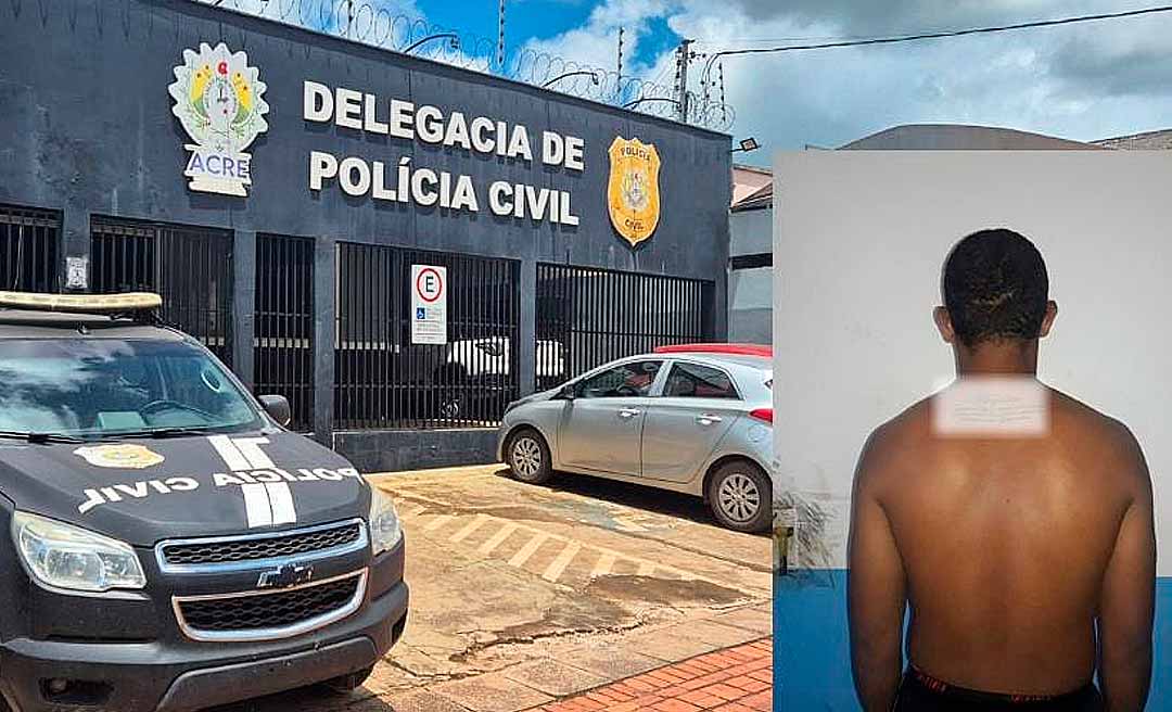 Polícia prende homem de 28 anos acusado de cometer o crime de estupro de vulnerável