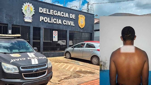 Polícia prende homem de 28 anos acusado de cometer o crime de estupro de vulnerável
