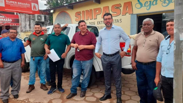 Sinpasa agora tem caminhonete para fortalecer a luta no município de Rio Branco
