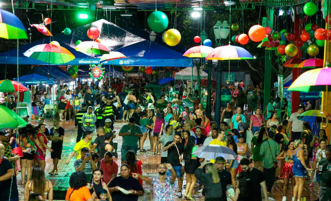 Primeira noite de carnaval no Acre deve ser marcada por chuvas pontuais