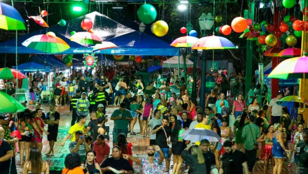 Primeira noite de carnaval no Acre deve ser marcada por chuvas pontuais