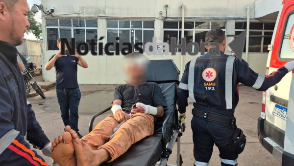 Briga por terras quase termina em morte na Vila do V; produtor rural foi atacado a golpes de terçado