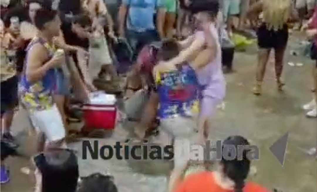 Briga generalizada é registrada no Carnaval de Mâncio Lima, interior do Acre