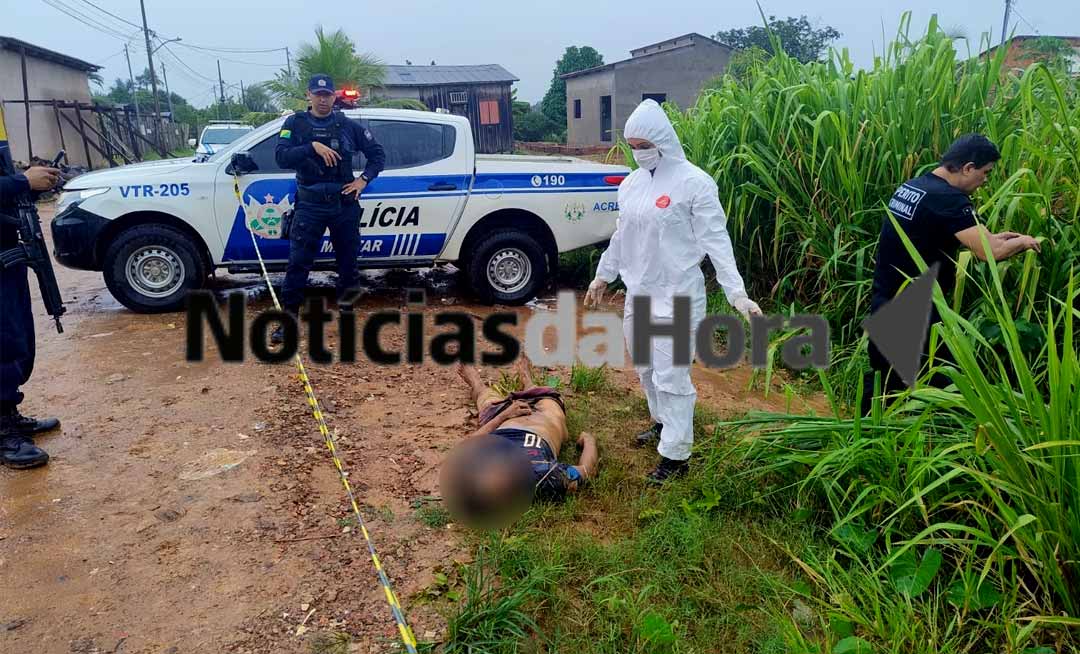 Homem é encontrado morto com marcas de execução no Ramal do Pica-Pau, em Rio Branco