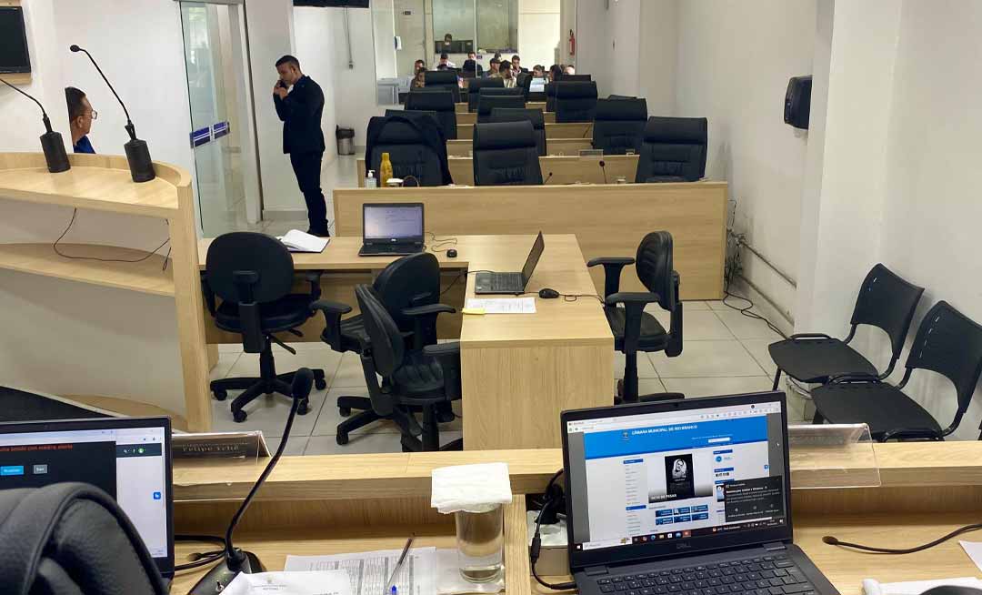 Por falta de quórum, sessão na Câmara Municipal de Rio Branco não ocorre nesta quinta-feira, 6