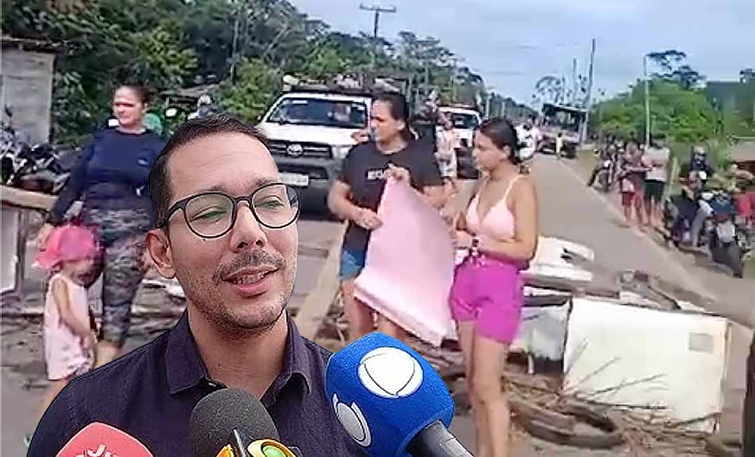 Após protesto, BR-364 em Cruzeiro do Sul é liberada com a presença de secretário municipal de Saúde
