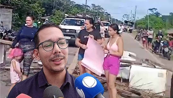 Após protesto, BR-364 em Cruzeiro do Sul é liberada com a presença de secretário municipal de Saúde