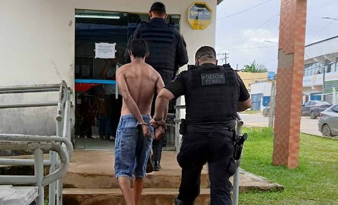 Foragido da Justiça é capturado pela Polícia Penal em Sena Madureira; reeducando tinha rompido tornozeleira eletrônica
