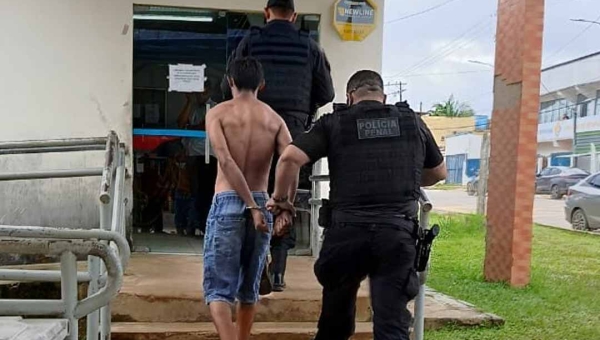Foragido da Justiça é capturado pela Polícia Penal em Sena Madureira; reeducando tinha rompido tornozeleira eletrônica