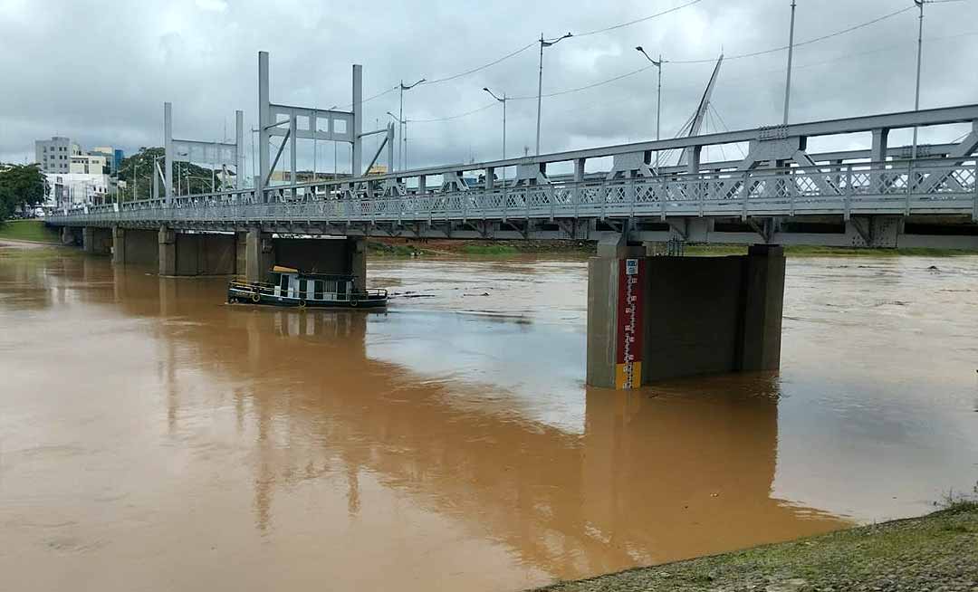 Rio Acre pode atingir cota de alerta na capital neste fim de semana, diz Friale