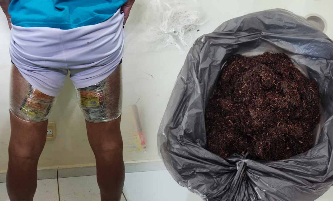 Polícia Penal apreende tabaco extra forte com visitante em presídio de Senador Guiomard