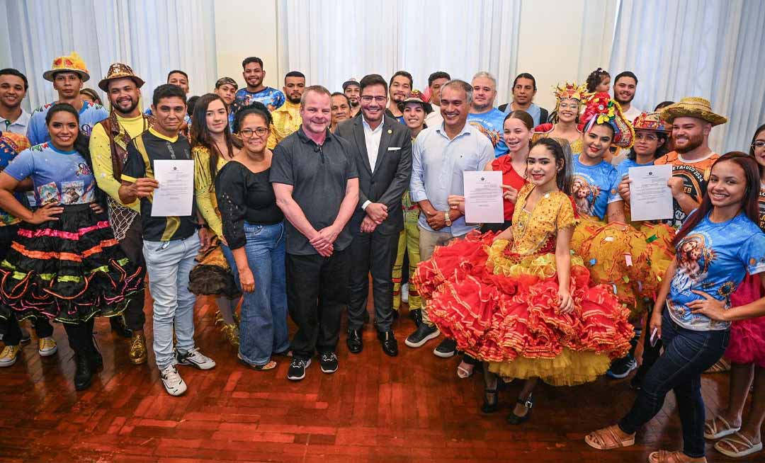 Gladson sanciona leis de Longo reconhecendo quadrilhas juninas como patrimônio cultural do Acre